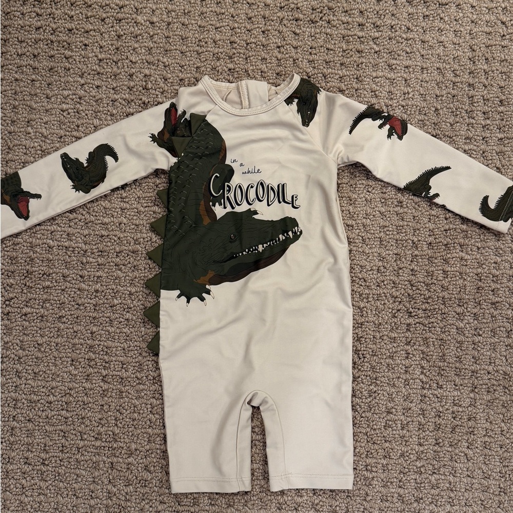 Konges Slojd Kalamata Aster Animal Swim Onesie - 9M